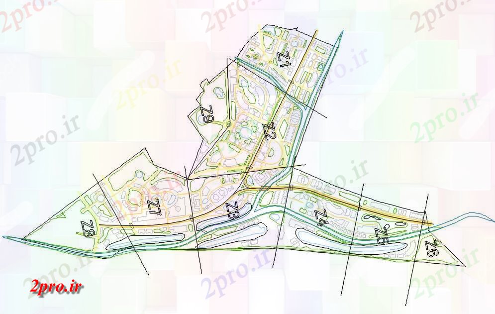دانلود نقشه برنامه ریزی شهری برنامه ریزی شهری  نشیمن (کد55144)