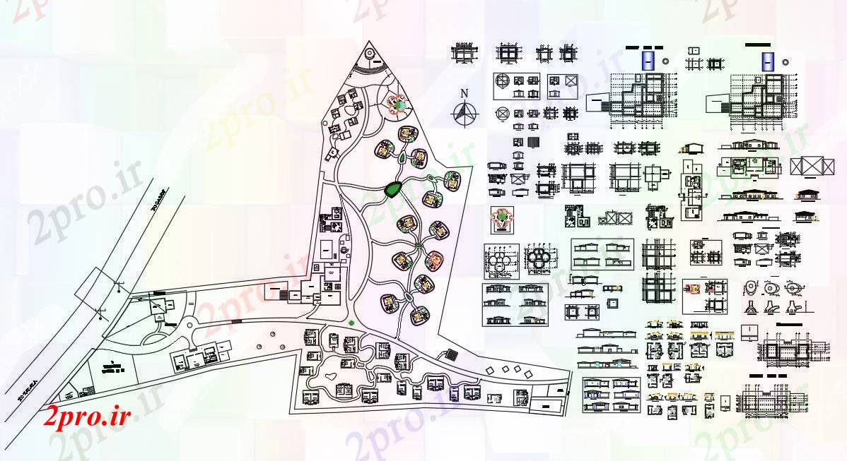 دانلود نقشه مسکونی ، ویلایی ، آپارتمان پروژه اتاق درایور 7 در 13 متر (کد55362)