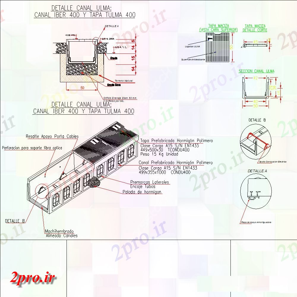 دانلود نقشه پلان مقطعی ساختار و جزئیات الکتریکی (کد55404)