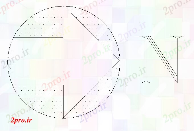 دانلود نقشه بلوک ، آرام ، نماد شمالی نماد بلوک (کد55515)