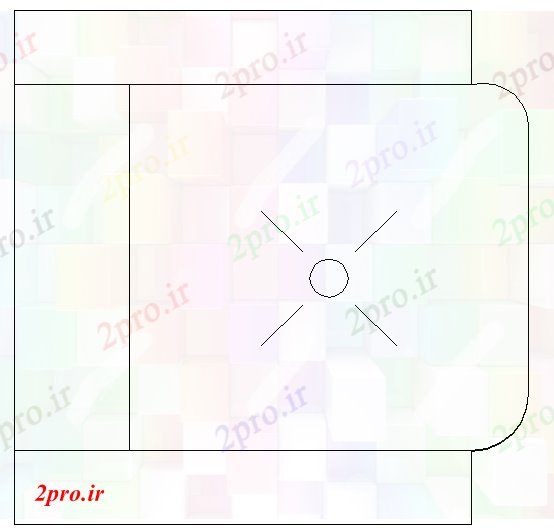 دانلود نقشه بلوک مبلمان تنها صندلی بلوک (کد55806)