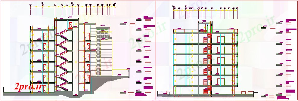 دانلود نقشه مسکونی  ، ویلایی ، آپارتمان  بخش طراحی (کد55974)