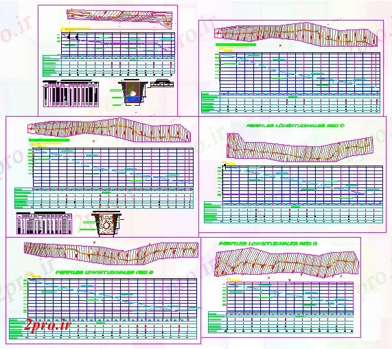 دانلود نقشه پلان مقطعی طراحی سیستم های آبیاری (کد56011)