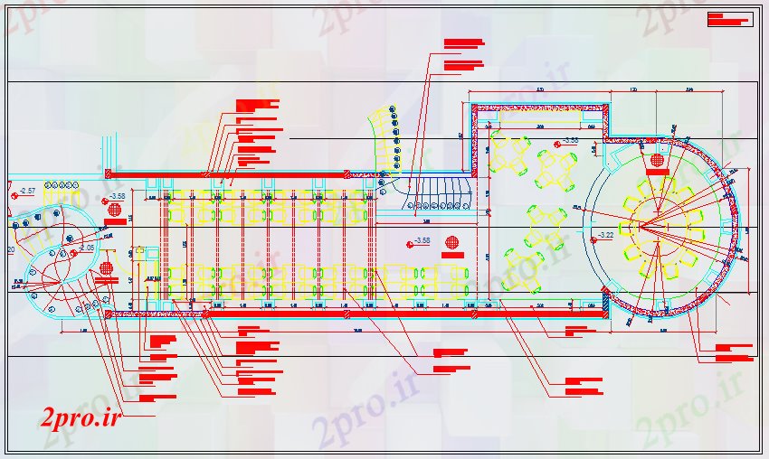 دانلود نقشه طراحی سقف کاذب طراحی سقف برای انبار خانه (کد56063)