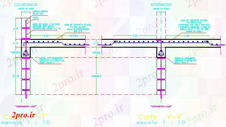 دانلود نقشه بلوک Concerete (کد56146)