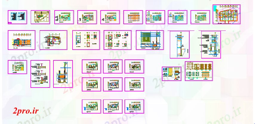دانلود نقشه خانه های کوچک ، نگهبانی ، سازمانی - ویلا طراحی 21 در 31 متر (کد56162)