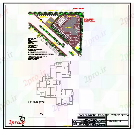 دانلود نقشه مسکونی  ، ویلایی ، آپارتمان  طرحی واحد EWS (کد56168)