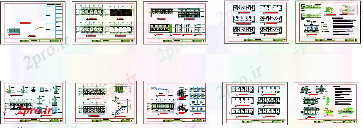 دانلود نقشه مسکونی  ، ویلایی ، آپارتمان  آپارتمان ساختار  (کد56188)