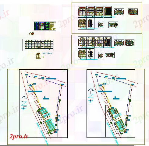 دانلود نقشه مسکونی  ، ویلایی ، آپارتمان  آپارتمان  (کد56189)