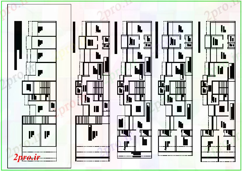 دانلود نقشه مسکونی  ، ویلایی ، آپارتمان  آرکانا آپارتمان   دراز کردن (کد56192)