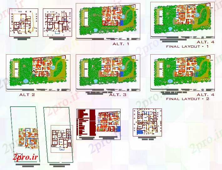 دانلود نقشه خانه مسکونی ، ویلاطرحی دوبلکس خانه طبقه 19 در 23 متر (کد56200)