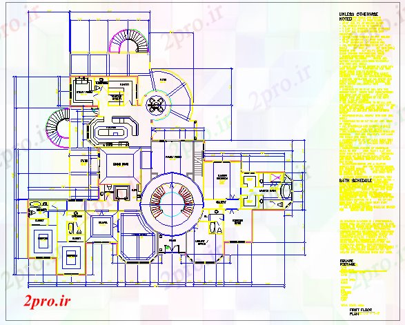 دانلود نقشه خانه های کوچک ، نگهبانی ، سازمانی - معماری طراحی Bunglow بر اساس 30 در 33 متر (کد56278)