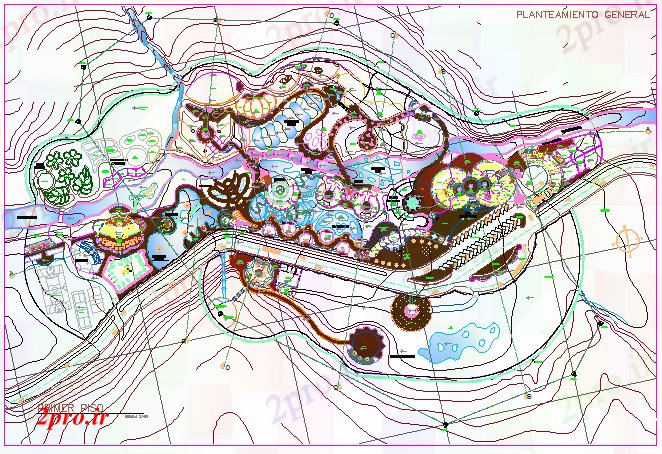 دانلود نقشه معماری معروف سازگار با محیط زیست مجتمع گردشگری - طراحی رویکرد کلی (کد56352)