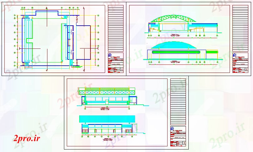 دانلود نقشه ورزشگاه ، سالن ورزش ، باشگاه طراحی طراحی GYM در ​​طراحی معماری بر اساس (کد56354)