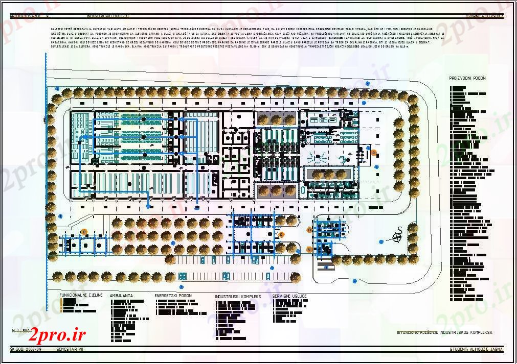 دانلود نقشه کارخانه صنعتی  ، کارگاه منسوجات صنعتی  و طرحی ساختمان  (کد56391)