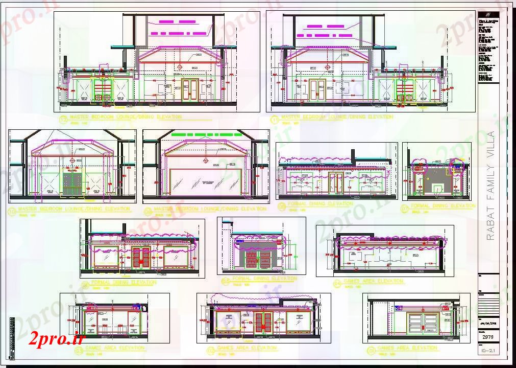 دانلود نقشه اتاق نشیمن  ، حال ، پذیرایی خانه فضای داخلی اتاق جزئیات و طراحی در کانادا (کد56449)
