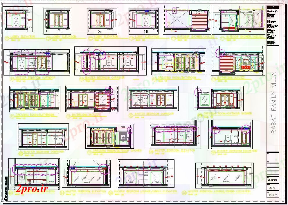 دانلود نقشه داخلی خانه خانه فضای داخلی طراحی  (کد56450)