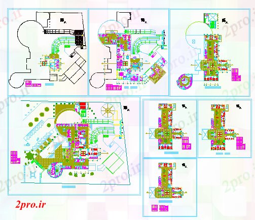 دانلود نقشه بیمارستان - درمانگاه - کلینیک جزئیات پری ناتال بیمارستان 103 در 110 متر (کد56454)