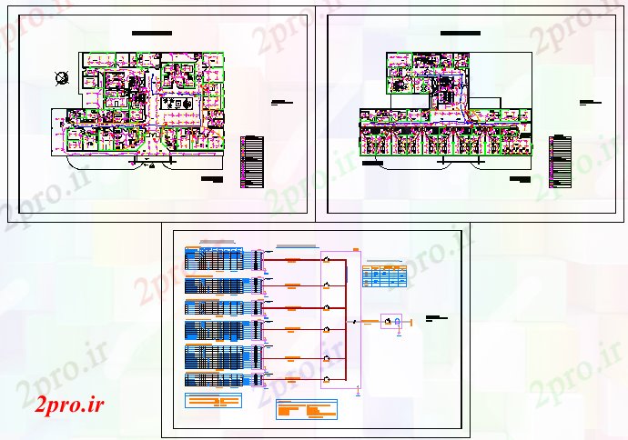 دانلود نقشه بیمارستان - درمانگاه - کلینیک طراحی طرحی برق طراحی Hosital اضطراری 26 در 41 متر (کد56501)