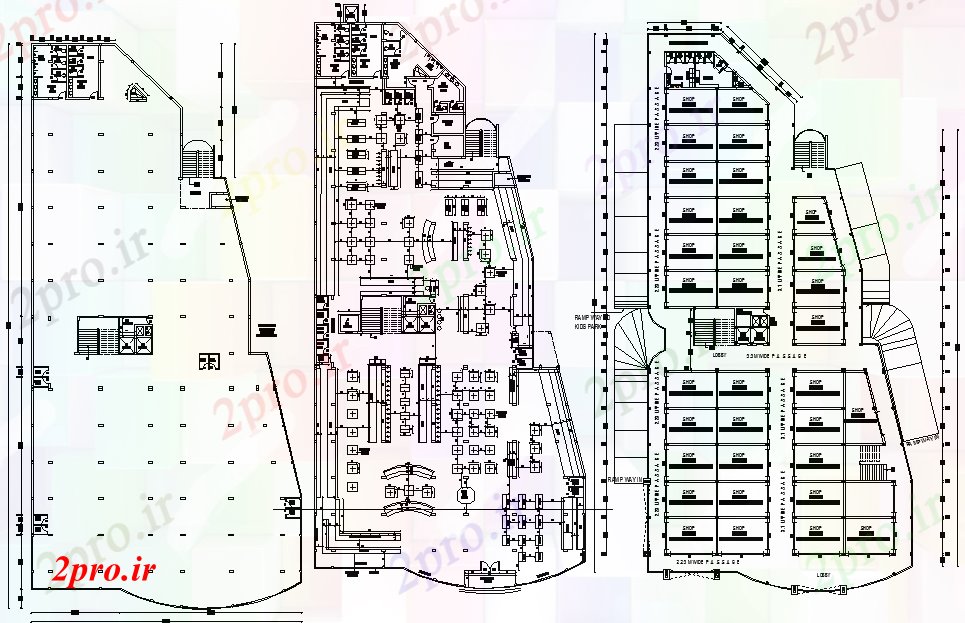 دانلود نقشه مسکونی ، ویلایی ، آپارتمان معماری خانه دراز کردن جزئیات 35 در 73 متر (کد56543)