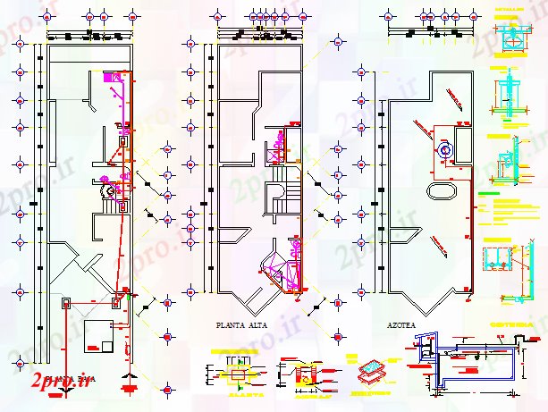 دانلود نقشه حمام مستر طراحی جزئیات بهداشتی خانه draing طراحی (کد56545)