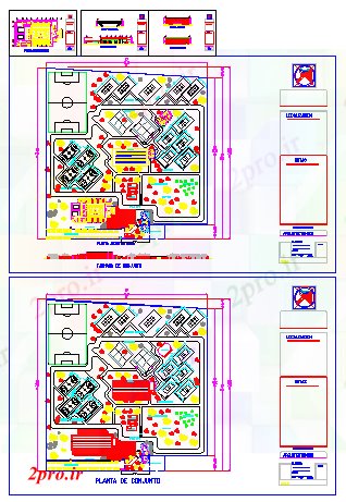 دانلود نقشه ورزشگاه ، سالن ورزش ، باشگاه طراحی مونتاژ رو در مرکز ورزشی طراحی 25 در 27 متر (کد56648)