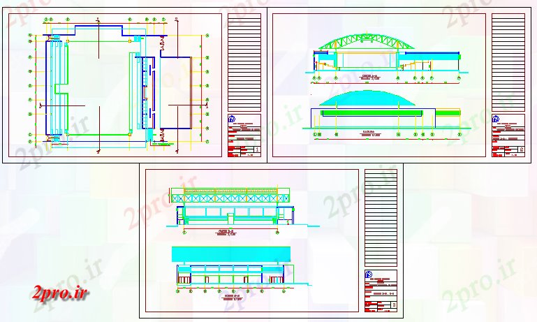 دانلود نقشه ورزشگاه ، سالن ورزش ، باشگاه طراحی GYM طراحی در هند (کد56649)