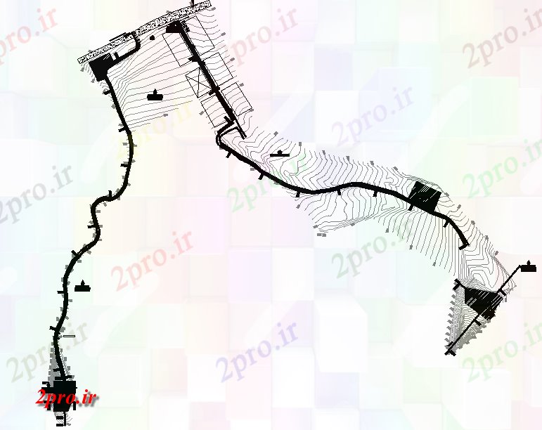 دانلود نقشه هتل - رستوران - اقامتگاه پروژه گردشگری pedreg allocumba پرو 8 در 12 متر (کد56697)