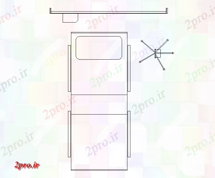 دانلود نقشه بلوک مبلمان تخت بیمارستان بلوک (کد56781)