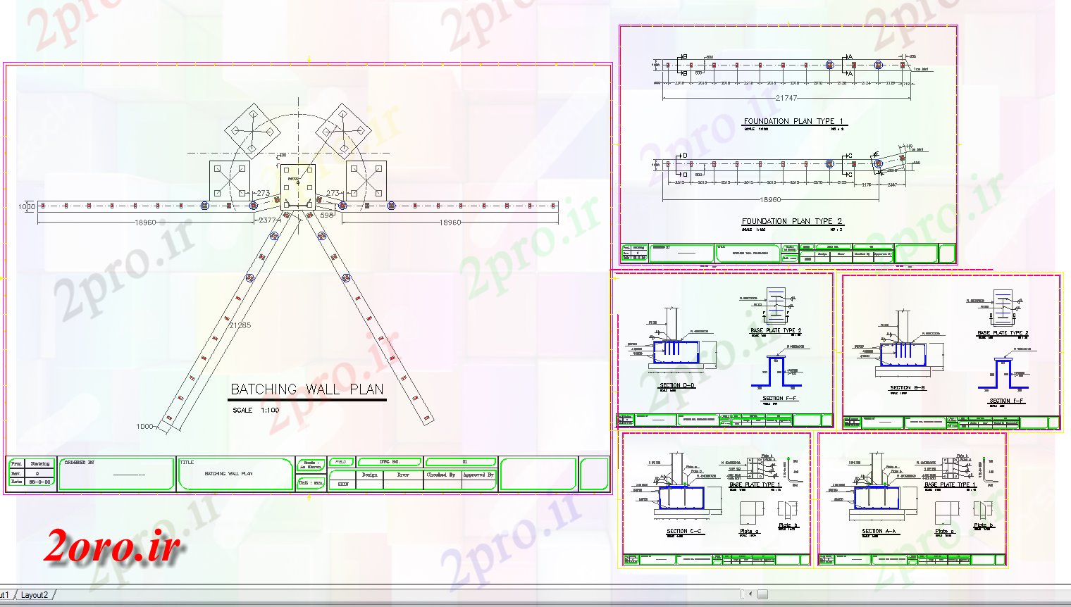 دانلود نقشه جزئیات معماری تنفس طراحی  دیوار و جزئیات (کد56800)