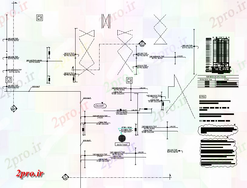 دانلود نقشه جزئیات تیر سازه های فلزی نوار طراحی (کد56883)