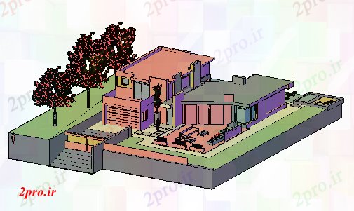 دانلود نقشه خانه های کوچک ، نگهبانی ، سازمانی -  مدرن طراحی مسکن (کد56947)