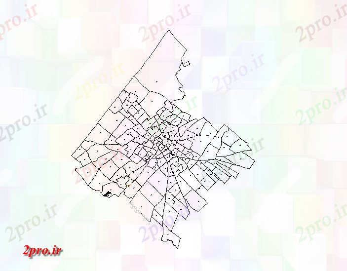 دانلود نقشه برنامه ریزی تاریخی برنامه ریزی شهر شهری دراز کردن (کد56958)