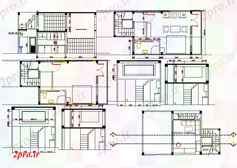 دانلود نقشه اتاق خواب مستر دار معماری طراحی اتاق خواب خلاصه 5 در 6 متر (کد57171)