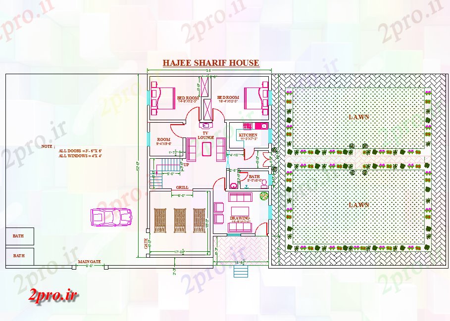 دانلود نقشه مسکونی ، ویلایی ، آپارتمان مدرن طرحی خانه و طرحی های طبقه 10 در 15 متر (کد57213)
