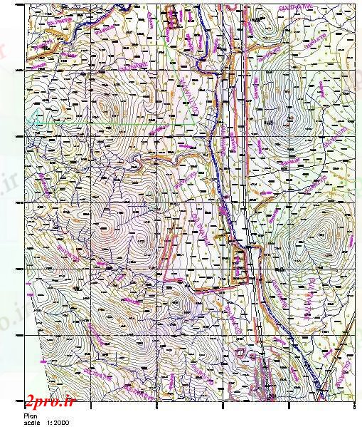 دانلود نقشه برنامه ریزی شهری شهر و برنامه ریزی شهری طراحی (کد57235)
