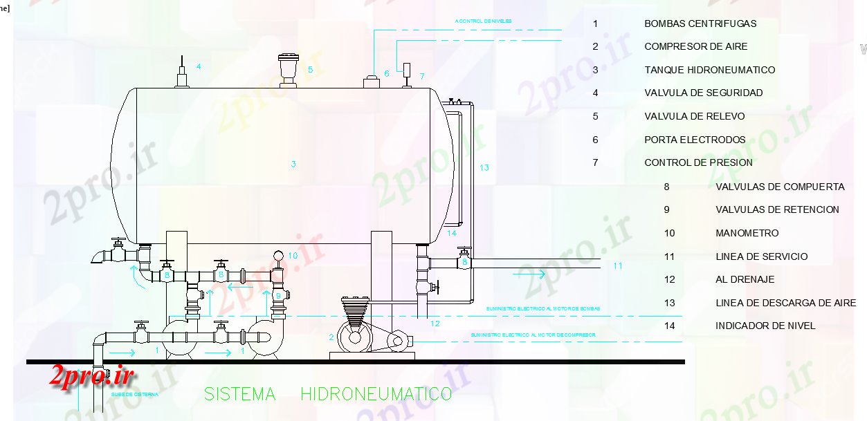 دانلود نقشه ماشین الات کارخانه طراحی هیدرولیک مخزن (کد57322)
