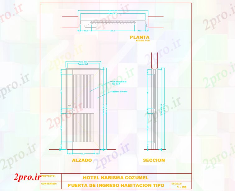 دانلود نقشه جزئیات طراحی در و پنجره  جزئیات درب   (کد57391)