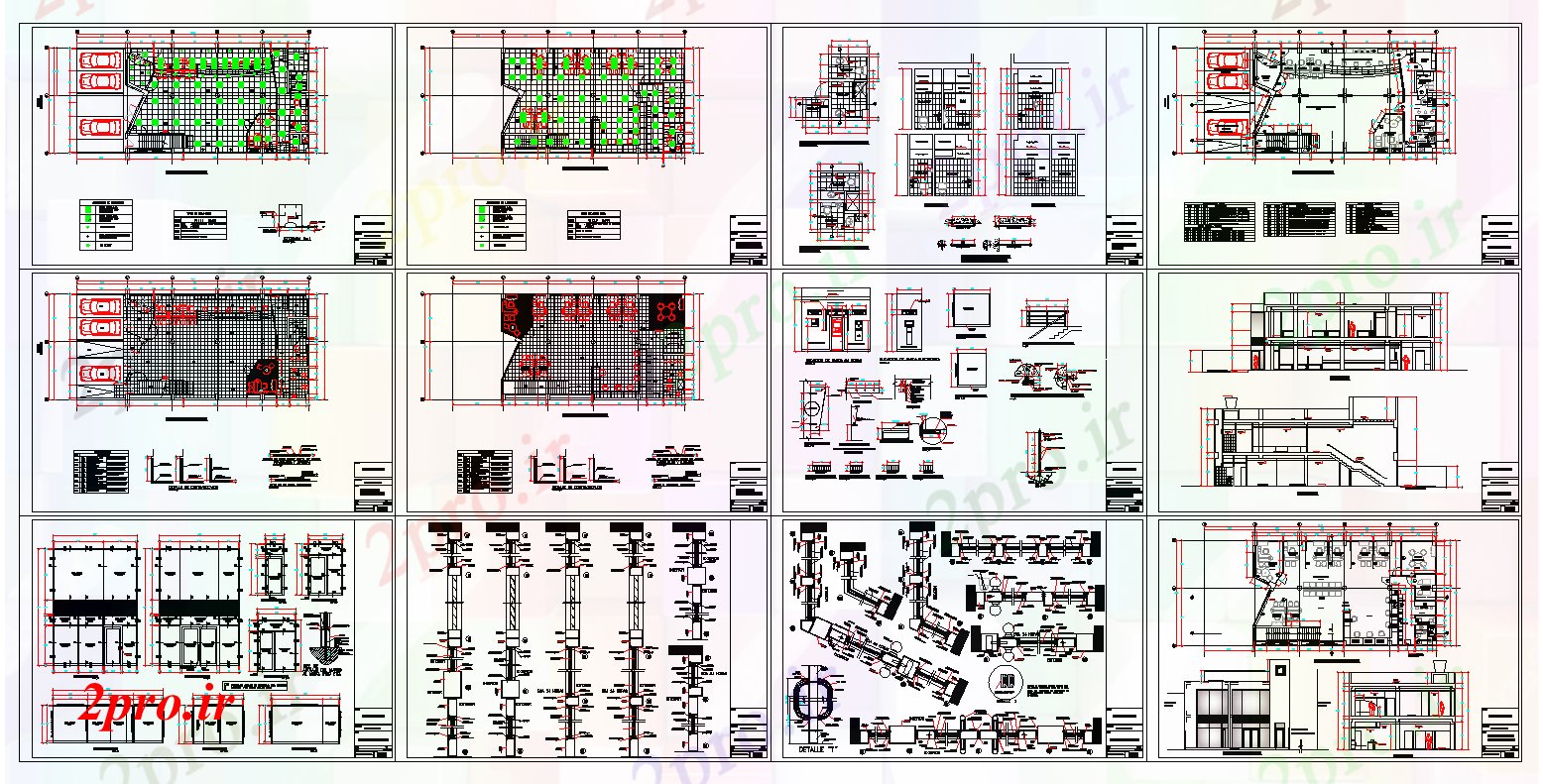 دانلود نقشه بانک ها طراحی بانک در نشیمن در 12 در 20 متر (کد57596)