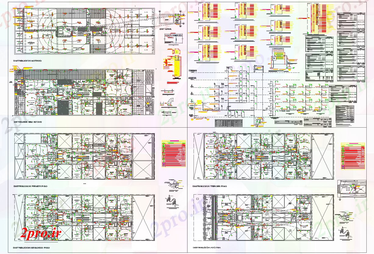 دانلود نقشه معماری آپارتمان   طراحی جزئیات الکتریکی و نصب و راه اندازی (کد57631)