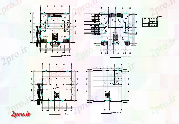 دانلود نقشه مسکونی ، ویلایی ، آپارتمان خانه دراز کردن طراحی در 15 در 16 متر (کد57642)