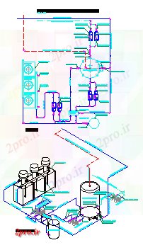دانلود نقشه جزئیات معماری طرحی آب گاز بخاری طراحی (کد57685)