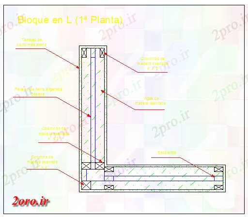 دانلود نقشه جزئیات ساخت و ساز سیستم بلوک در طراحی کارخانه برای اولین بار (کد57805)