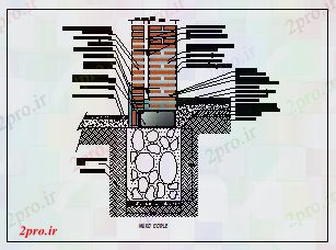 دانلود نقشه جزئیات ساخت و ساز جزئیات ساخت و ساز دو برابر دیوار طراحی (کد58000)