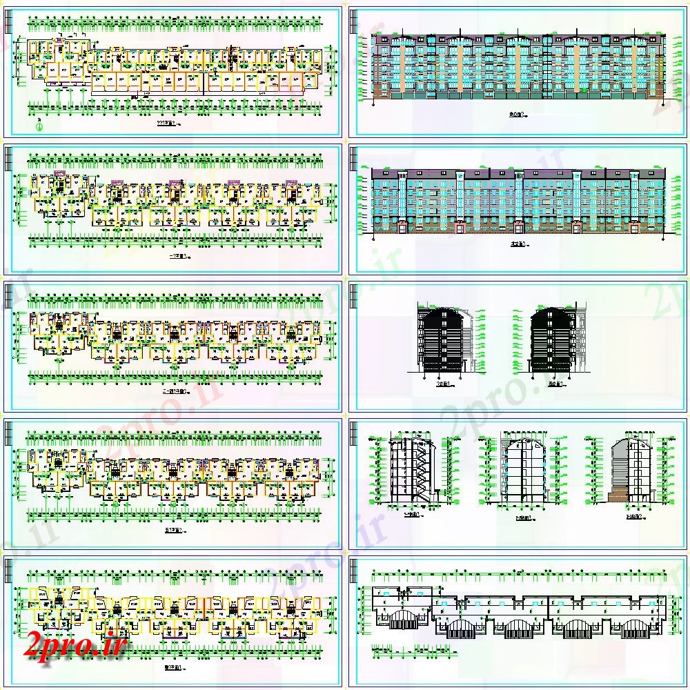 دانلود نقشه مسکونی  ، ویلایی ، آپارتمان  میدان MTR 25 طرحی آپارتمان   BHK در  (کد58029)