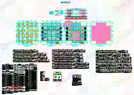 دانلود نقشه جزئیات تیر ساختار طراحی ساختمان سلطنتی طراحی سیستم (کد58116)