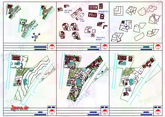 دانلود نقشه دانشگاه ، آموزشکده ، موسسه - طرحی پیشنهادی فیلم موسسه طراحی 29 در 48 متر (کد58170)