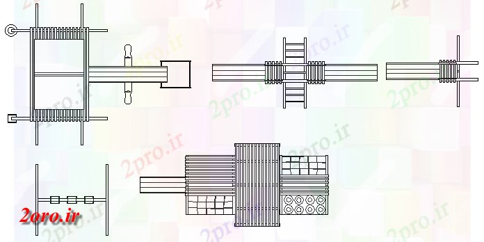 دانلود نقشه بلوک مبلمان بلوک دو بعدی  از زمین بازی طراحی قالب طرحی بلوک (کد58213)