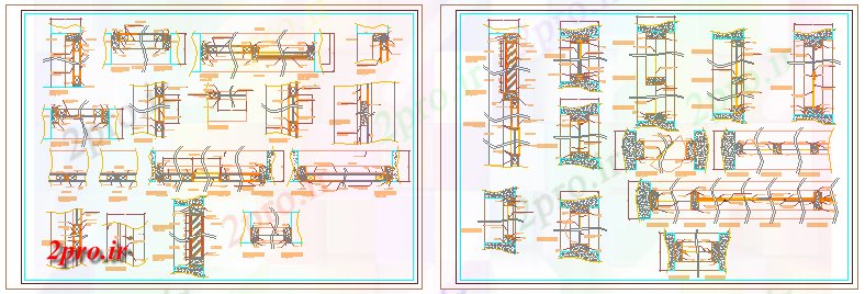 دانلود نقشه جزئیات طراحی در و پنجره  بخش طراحی از درب های چوبی و پنجره جزئیات طراحی (کد58239)