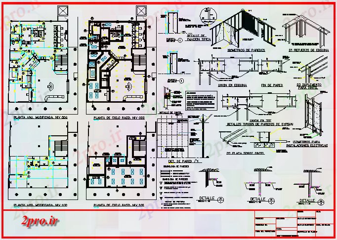 دانلود نقشه ساختمان اداری - تجاری - صنعتی دفاتر پروژه طراحی 18 در 24 متر (کد58251)